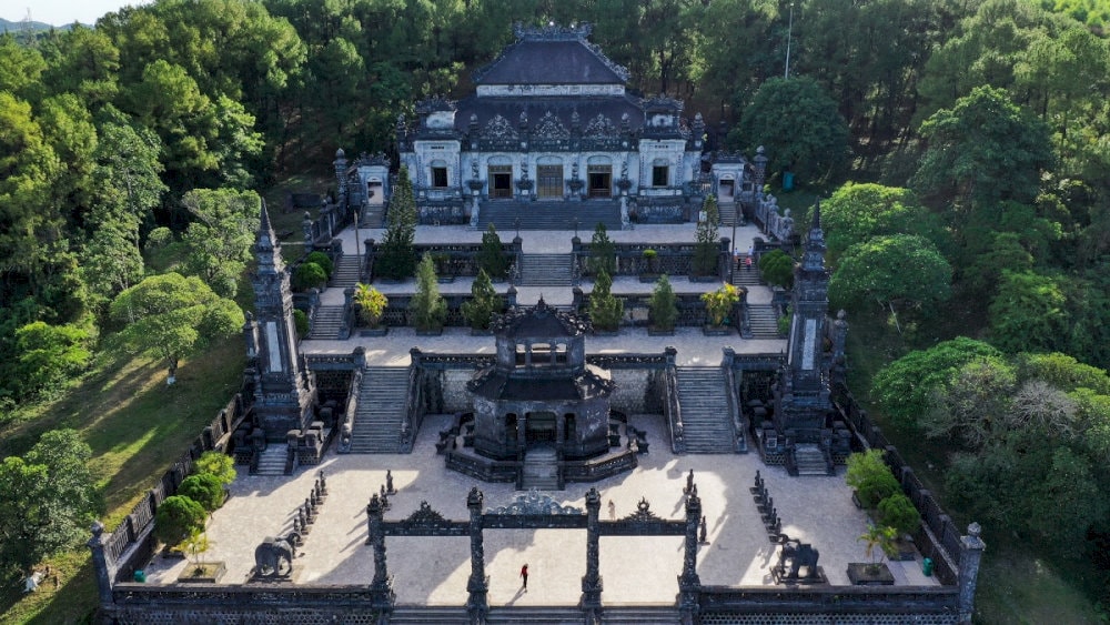 Lăng Khải Định là nơi thể hiện rõ tư duy thẩm mỹ